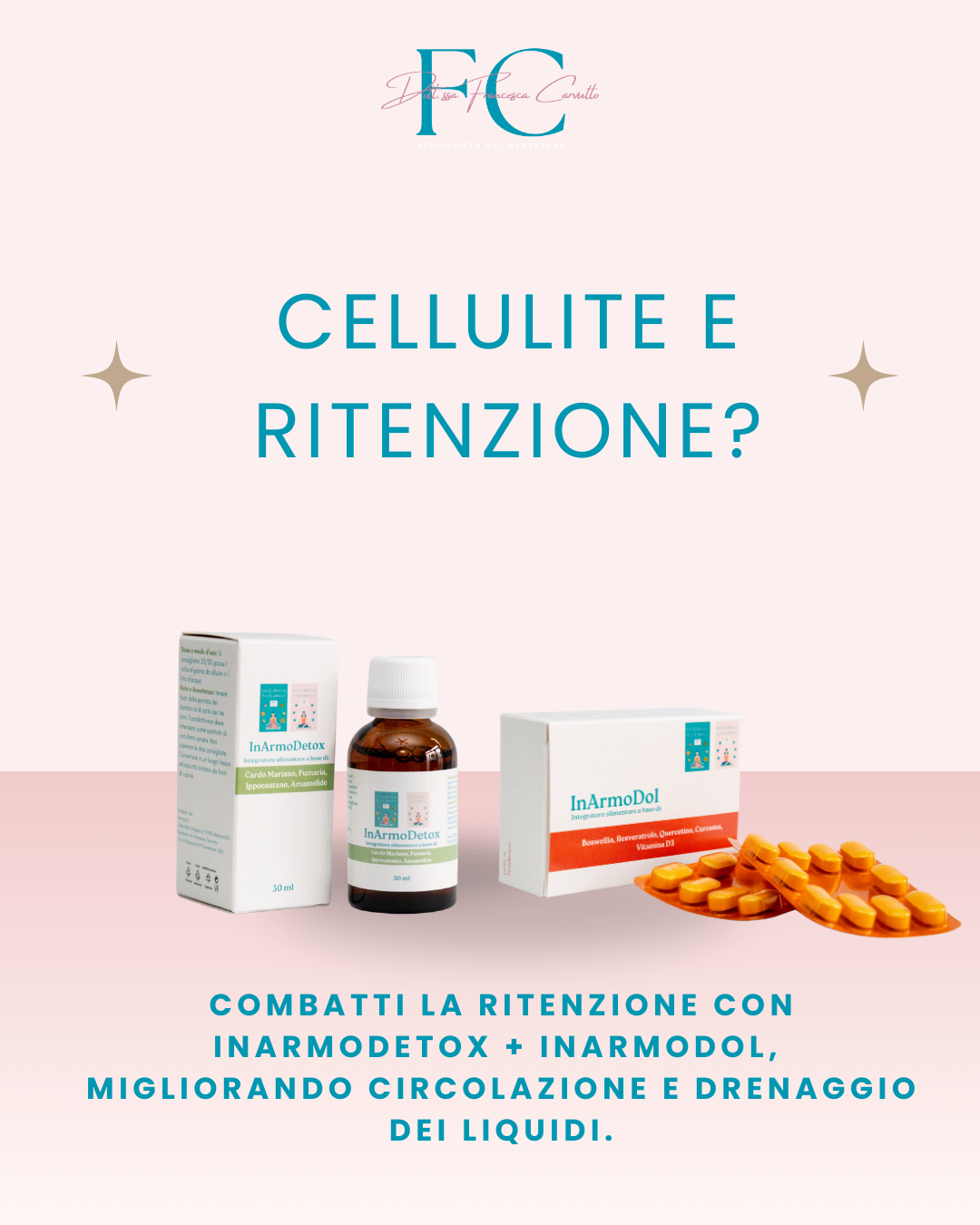 Riduci ritenzione idrica e cellulite