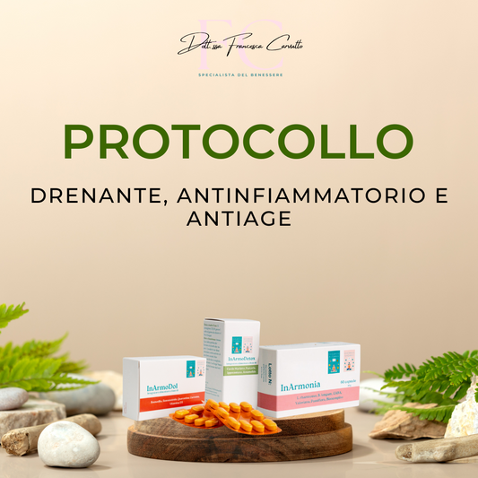 Protocollo Drenante, Antinfiammatorio, Antiage